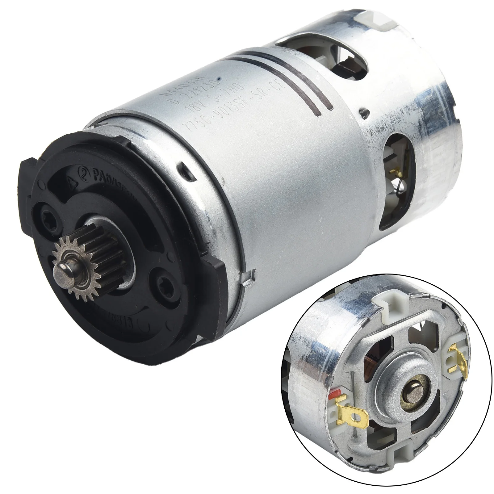 /18 /Teeth /Metal Motor N376649 For DCD776 Cordless Drill Screwdriver DC 18V Replacement Part Power Tool Accessories