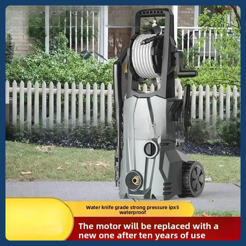 

НОВЫЙ 2025 автомойка высокого давления, водяной пистолет высокого давления, стиральная машина 220 В, бытовой коммерческий водяной пистолет для автомойки