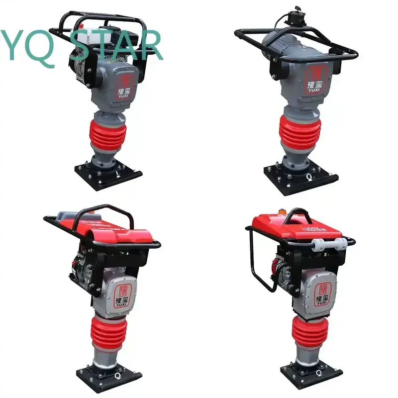 HCR-100 Earth Rammer Machine Soil Compaction Tool Construction Equipment Landscaping Foundation Work