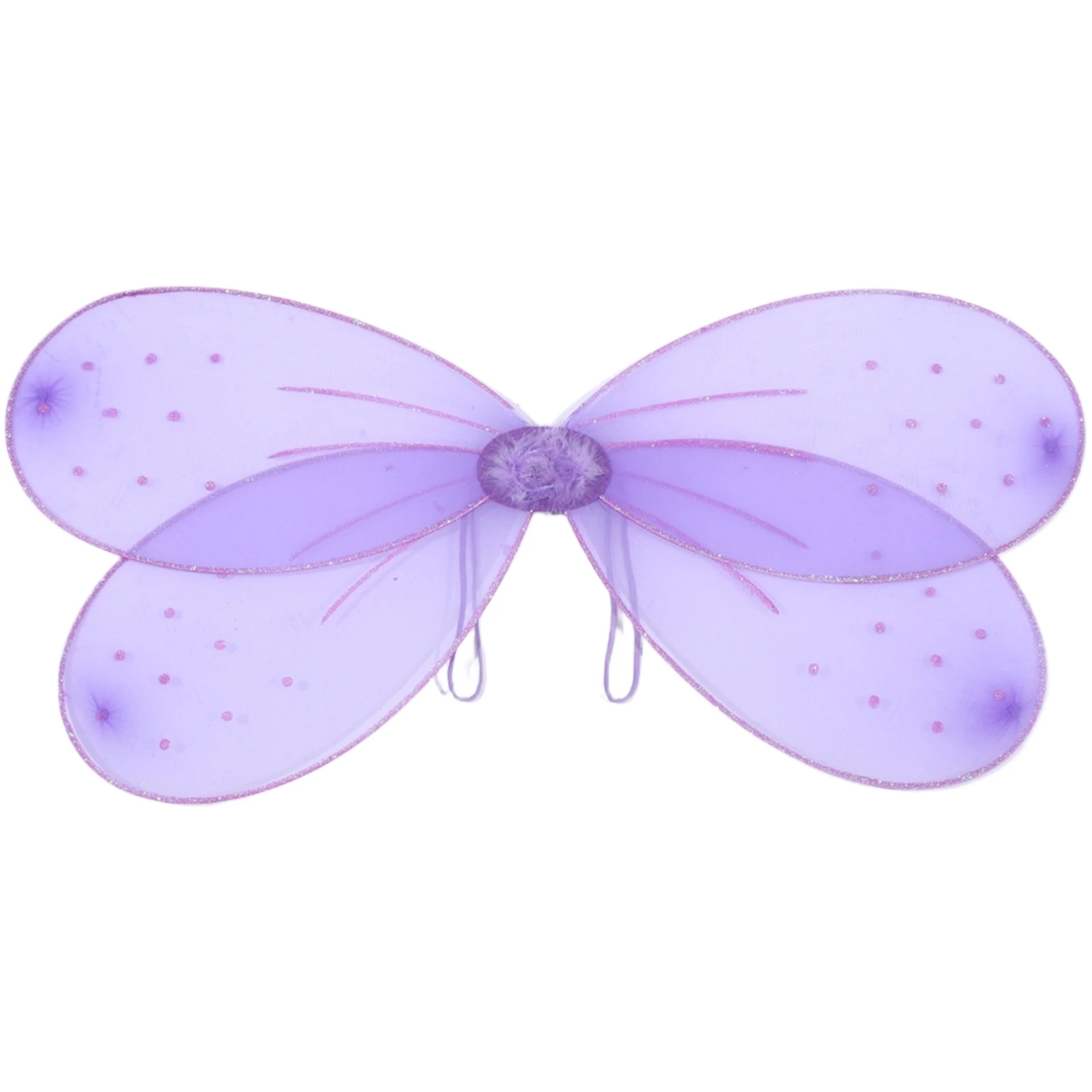 Butterfly Fairy Wings Costume for Women Girls Wing Sparkle Princess Angel Wing with Adjustable Strap Halloween Dress Up Props
