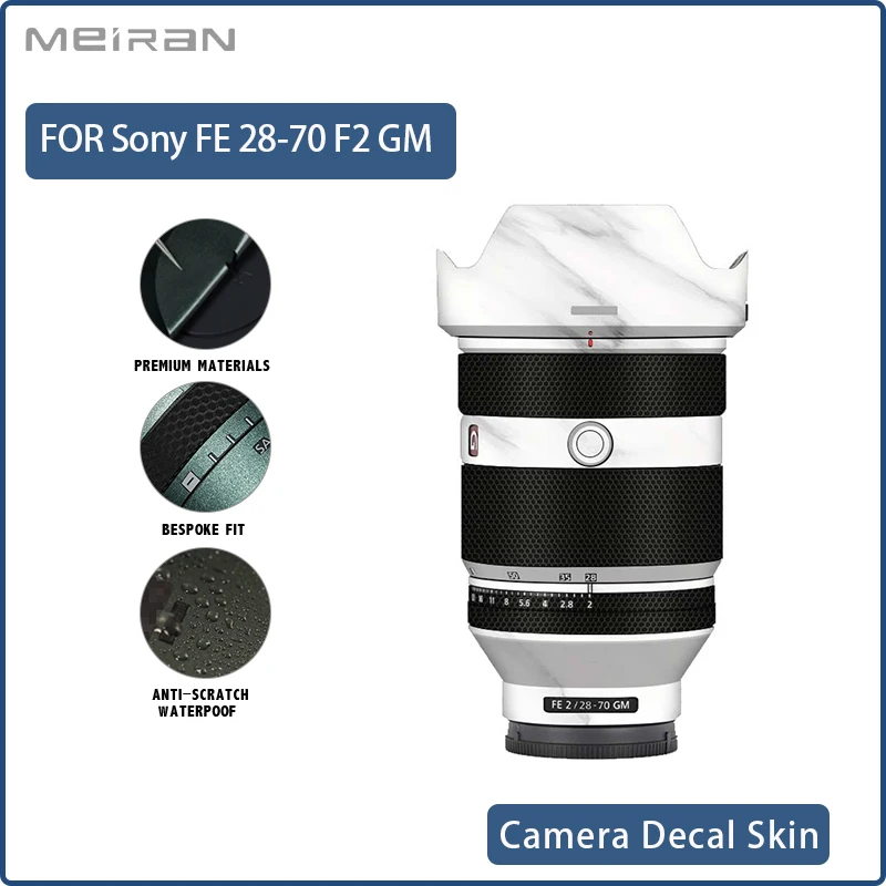 Camera Skin For Sony FE 28-70mm F2 GM Sticker Decal Skin Camera Lens Vinyl Wrap Film SEL2870GM Protector Coat Customizable