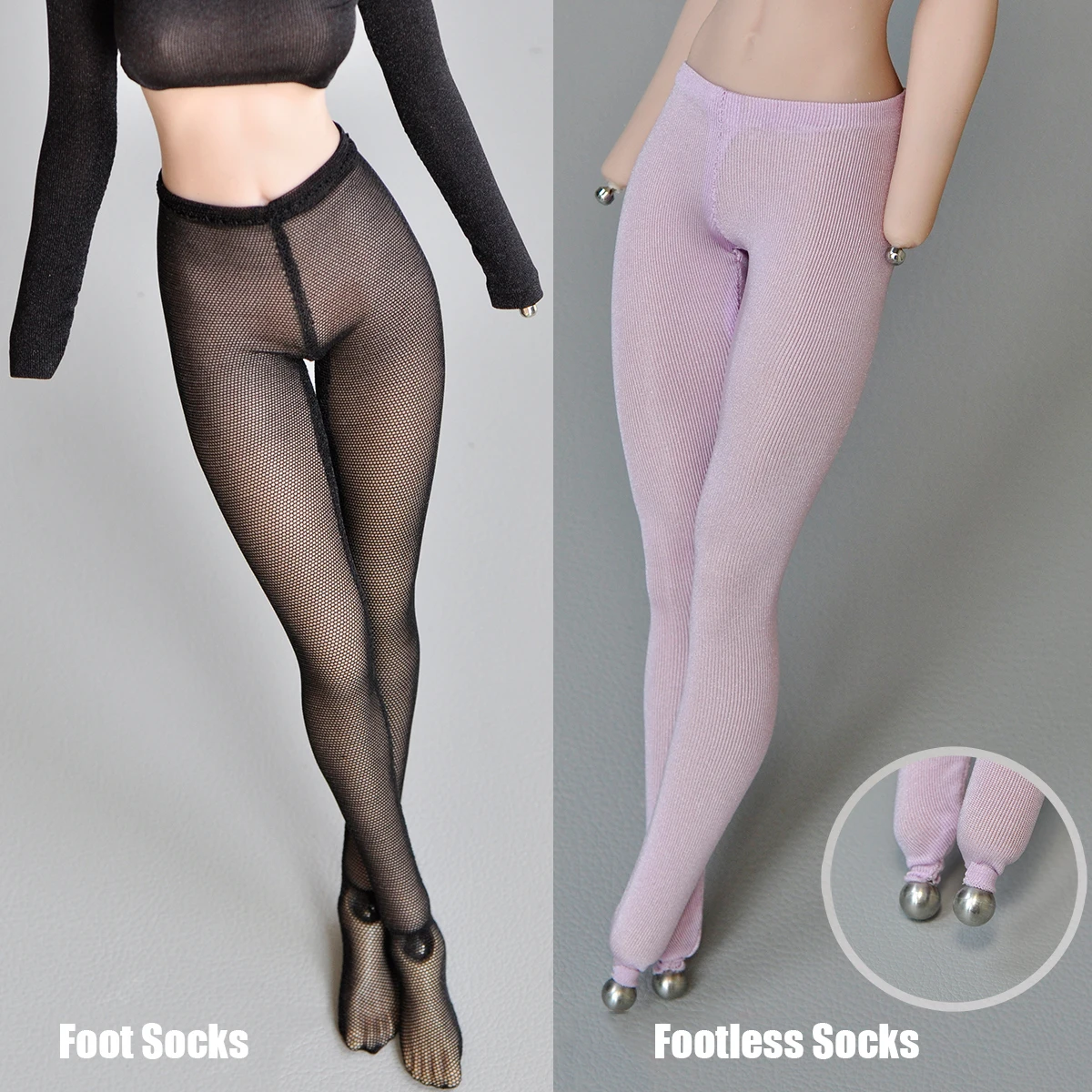 1/6 Female Pantyhose Stockings Leggings Socks Panty Hose Clothes Model Accessories for 12