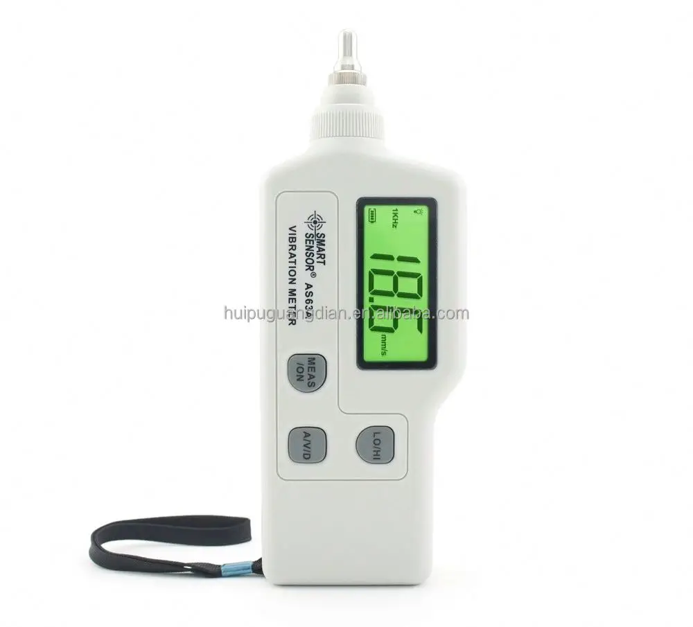 Smart Sensor AS63A acceleration / displacement / velocity Vibration analyzer vibrometer portable vibration meter