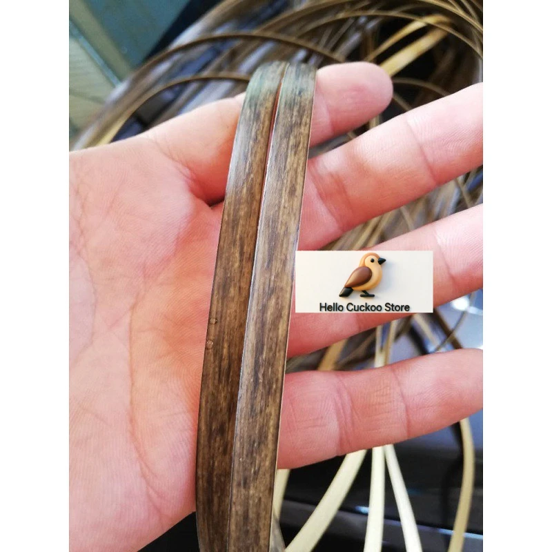 Tree Grain Effect PVC Rattan Rattan Chair Repair Woven Storage Box DIY Plastic Strip Handmade Weaving Material Accessories DIY