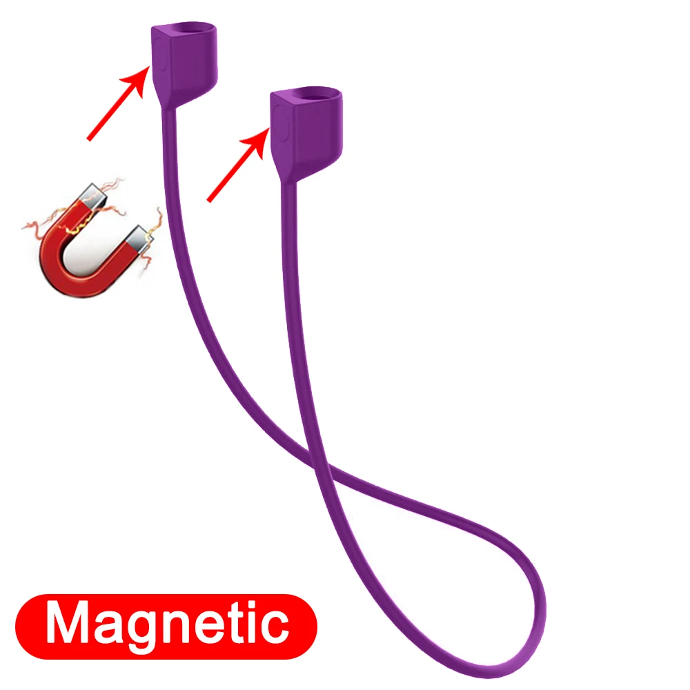 Weiche Silikon-Anti-Verlust-Magnetseil-Ohrhörer für Apple Airpods 2 1 3 Air Pods Pro Bluetooth Wireless Headphone Earbuds Strap – Detail 23