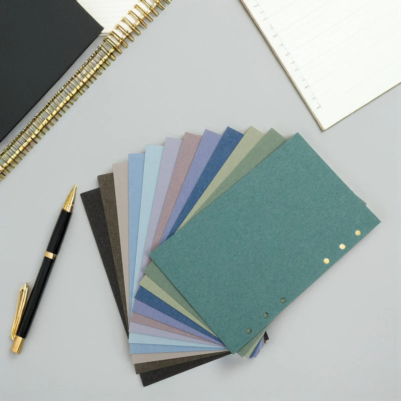 24Pcs A6 Loose Leaf Replacement Core Paper Refills for Binder Journal Notebook Planner Scrapbooking Budgeting Journaling