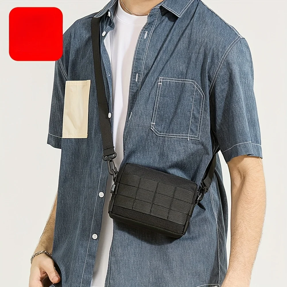 Trendy Sling Bag Backpack Shoulder Bag Unisex Korean Style Waterproof Oxford Travel Crossbody Bag Casual Small Messenger Bag
