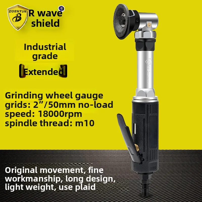 

Wave Shield 2inch Pneumatic Extended Elbow Angle Grinder Pneumatic L-Shaped Grinder Sanding Polishing Machine Bd-7139