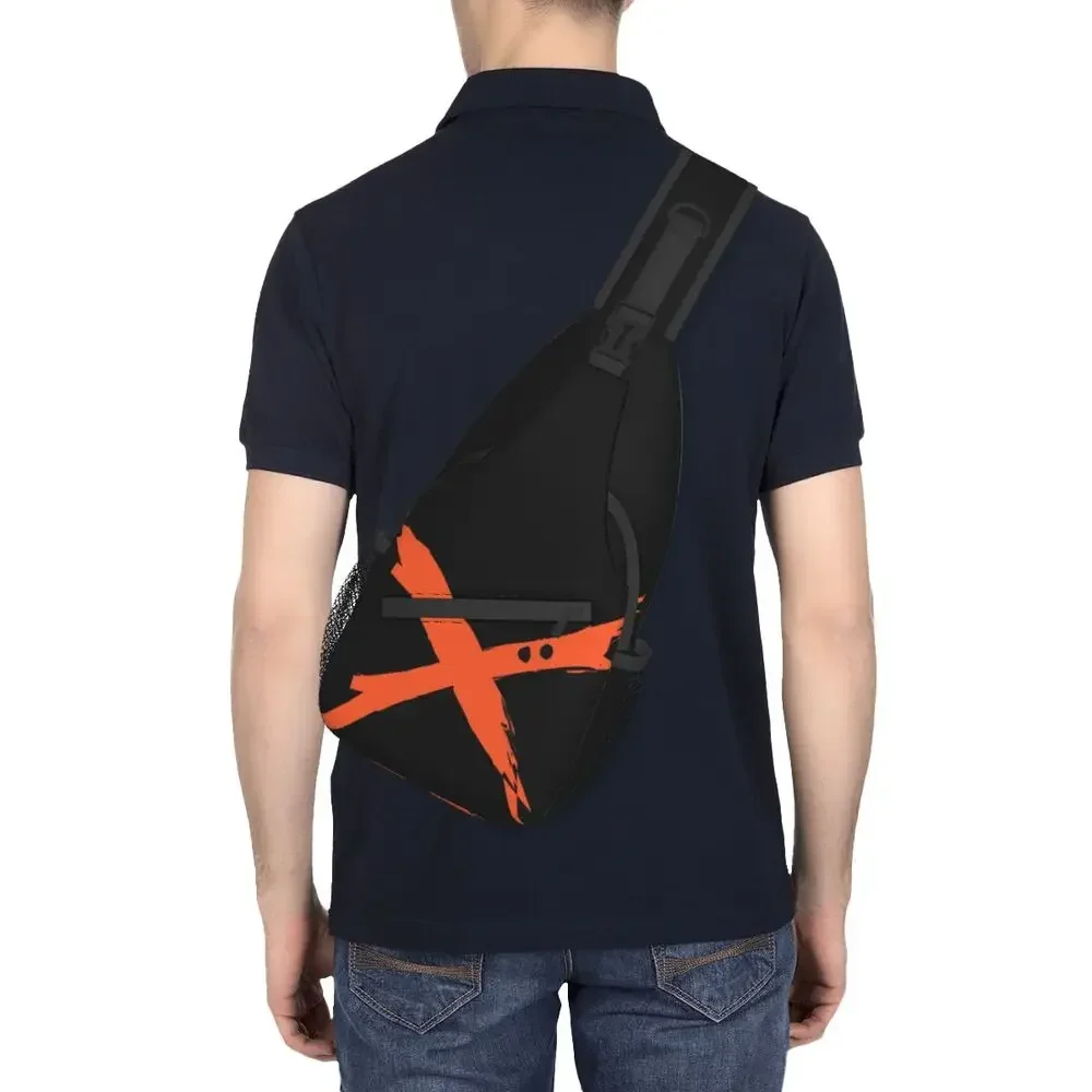 Bakugou Katsuki Logo X Sling Bag para ciclismo, Camping, Boku para hombre, sin bandolera, mochila de pecho, mochila de hombro, Daypack