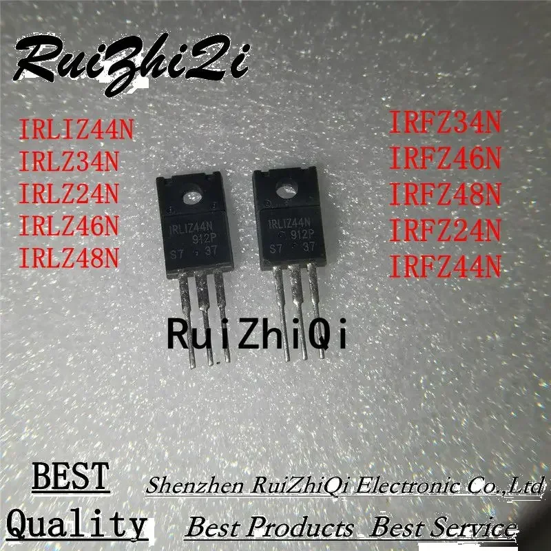 NEW 10PCS/LOT IRLIZ44N  IRLZ34N IRLZ24N   IRLZ46N IRLZ48N IRFZ34N IRFZ46N   IRFZ48N IRFZ24N   IRFZ44N TO220F