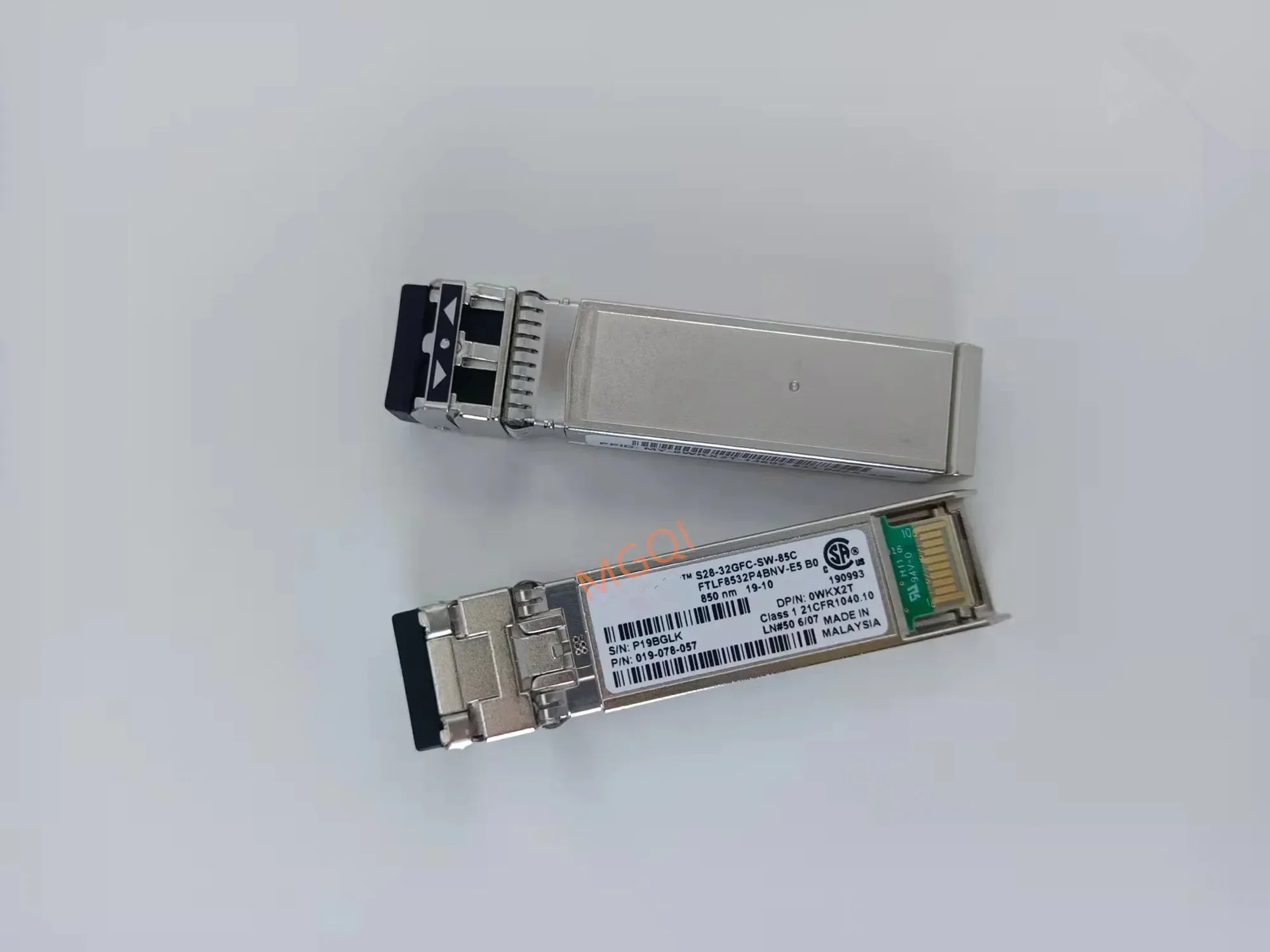

fiber module sfp 32G FTLF8532P4BNV-E5/S28-32GFC-SW-85C/019-078-057/0WKX2T/32GB transceiver switch/optical switch 32G