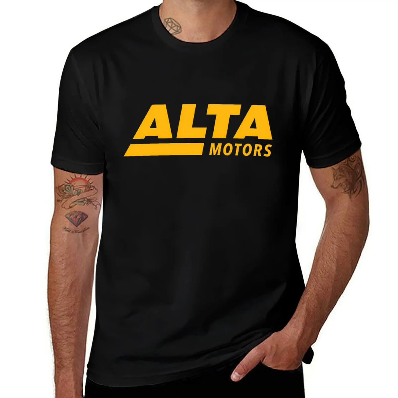 

Alta Motors Motorcycle Logo T-Shirt t shirts for man pack cotton cotton t shirt man t shirts for man pack white T-shirt