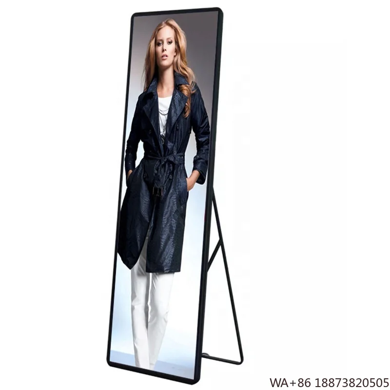 Affiche polychrome d'intérieur LED Vcore HD, affichage P1.86 P2 P2.5 P3, écran numérique sur pied