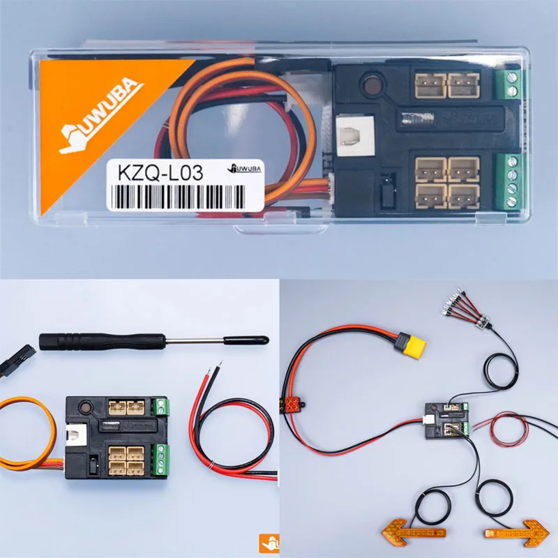 

RC Model Light Control Host LED Driver Light Controller Strobe Module for 1/14 Tamiya RC Truck SCANIA 770S R620 Arocs