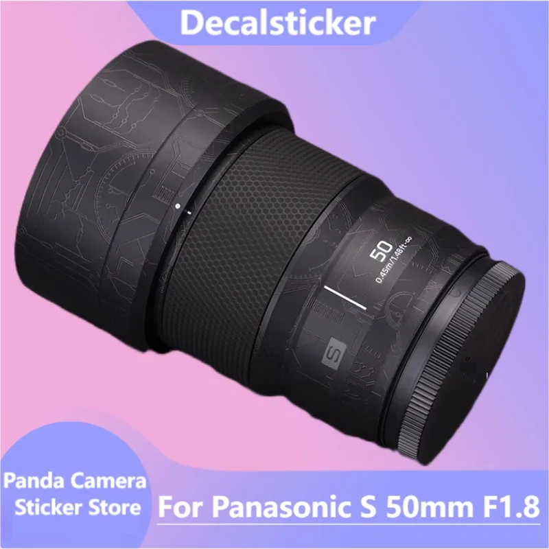 

For Panasonic S 50Mm F1.8 Anti-kras Camera Lens Sticker Jas Wrap Beschermende Film Body Protector Skin Cove