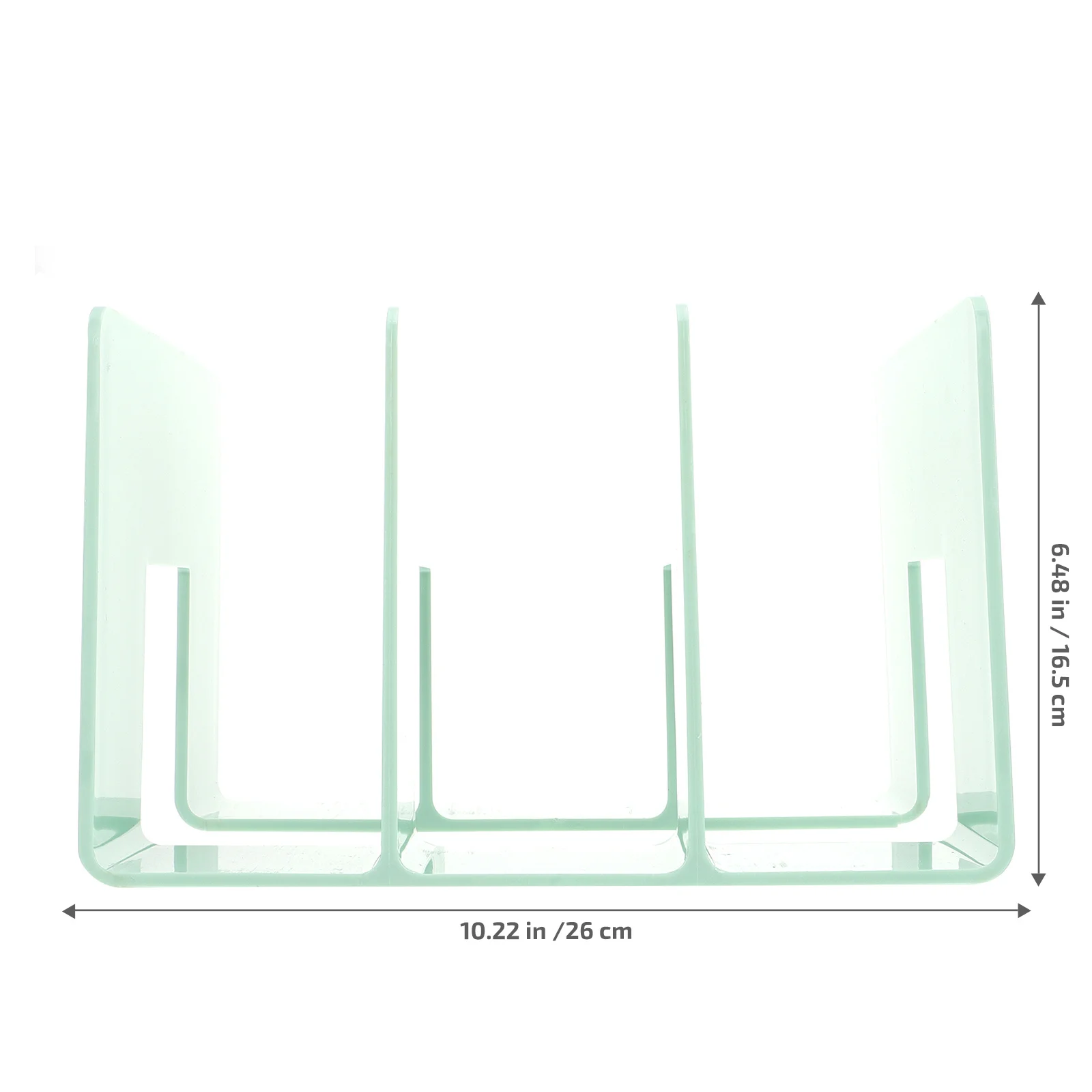 

Drawer Bookends Office Rack Shelf Dorm Acrylic Small Organizer for Desk Reading Stand Holder