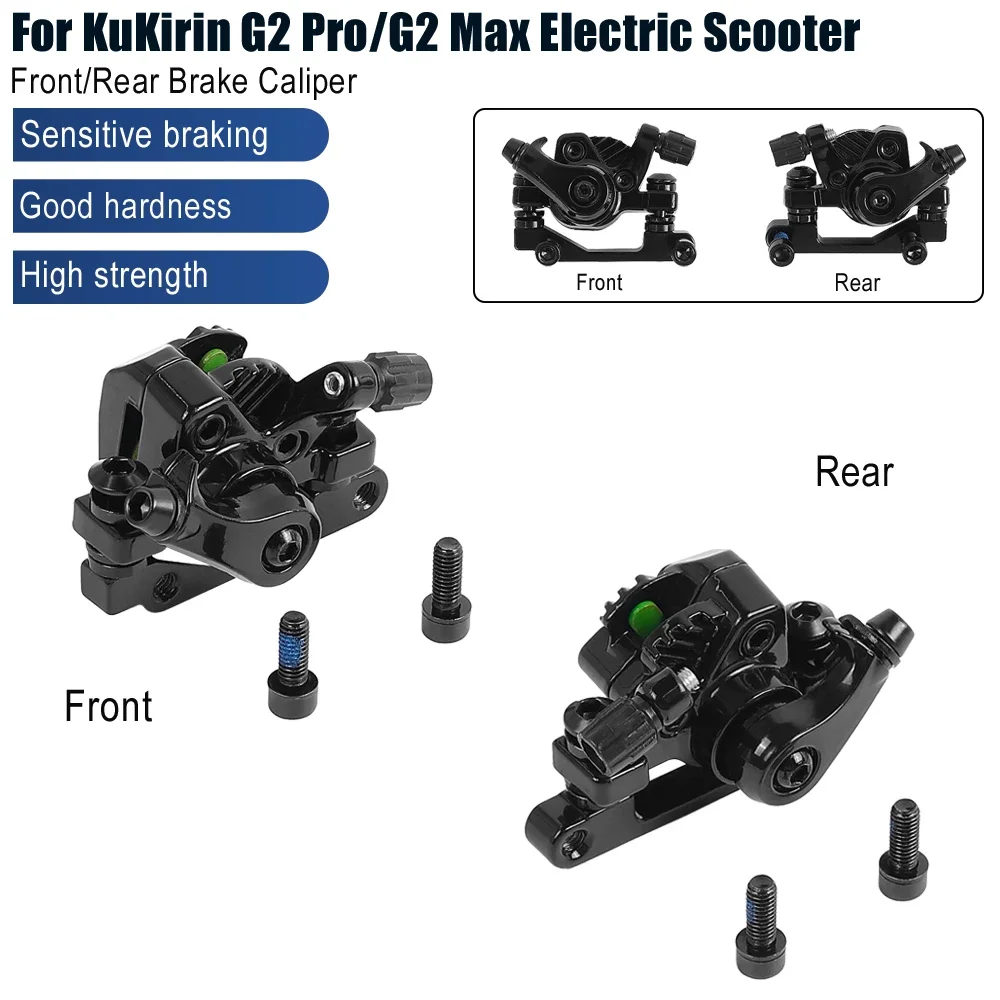 Elektroroller Vorder- und Hinterrad-Scheibenbremse Bremssattel Bremsscheibe Bremsbeläge-Set für KuKirin G2 Pro G2 Max Kickscooter Zubehör – Detail 1