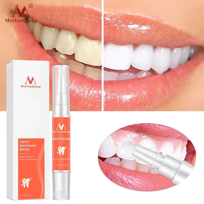 Beautiful Teeth Pen Teeth Whitening Remove Yellow Stains Bleaching System Stain Eraser Cleaning Brush