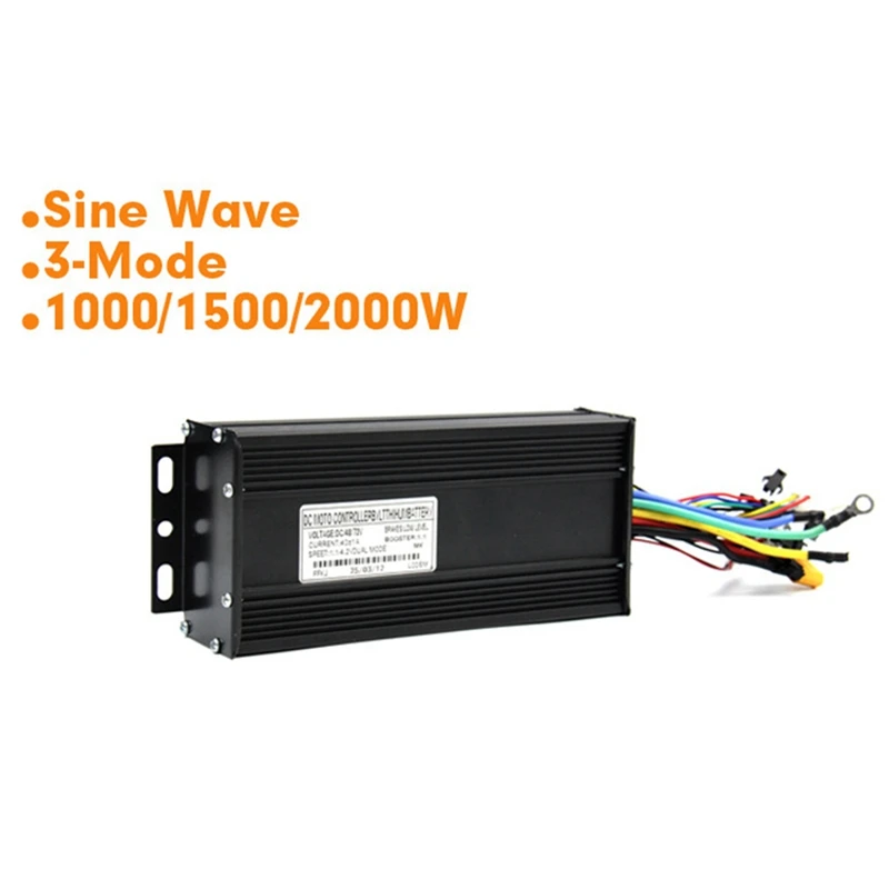 48V 72V E-Bike 40A 1000W-2000W Three Mode Sine Wave Controller for Electric Bicycle Ebike E-Scooter-A55K