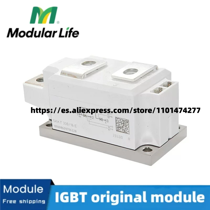 

SKKT330/16E /18E /14E /12E /08E SKKH330/16E /18E /14E /12E /08E Igbt Module
