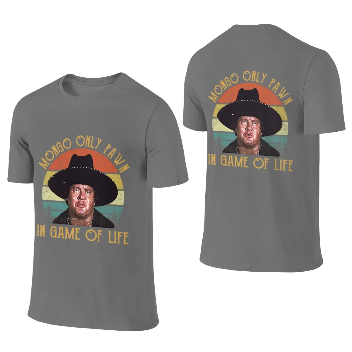 Mongo Only Pawn In Game Of Life - Mongo (Blazing Saddles) Minimalist Reversible T-shirt Casual And Loose Antibacterial Basic Tee