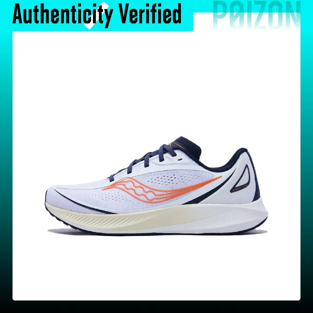 Saucony Mirage Flow Symphony Breathable Coverage Breathable Coverage Training Running Shoes Men's White S28214-4