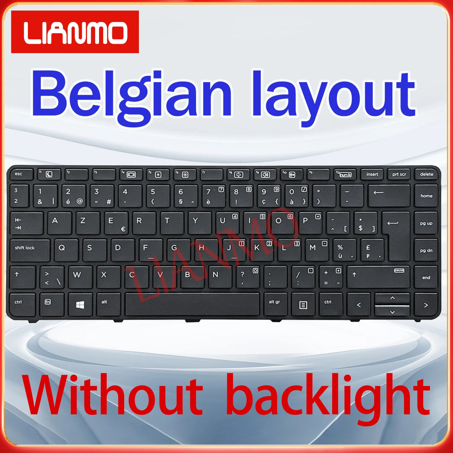 Belgian/Bulgarian/Canadian French/French/Hungarian Layout for HP 430 G3 440 G3 445 G3 430 G4 440 G4 Without Backlight Keyboard