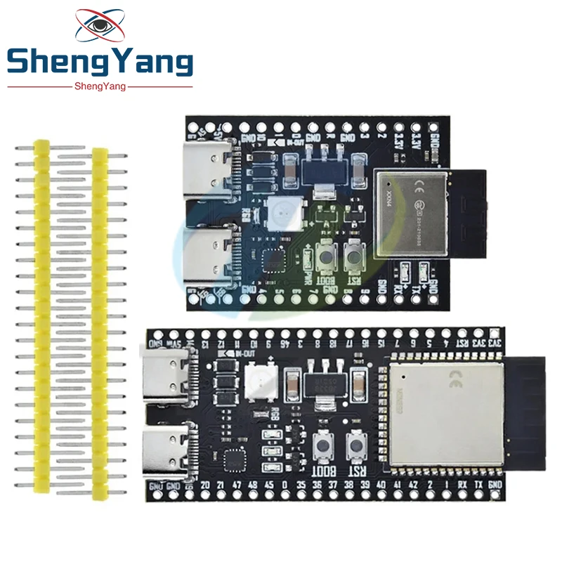 TZT ESP32/ ESP32-S3/ESP32-C3 Dual Type-C Development Board ESP32-C3-DevKitM-1 ESP32-C3-MINI-1 ESP32-S3-DevKitC-1 N16R8