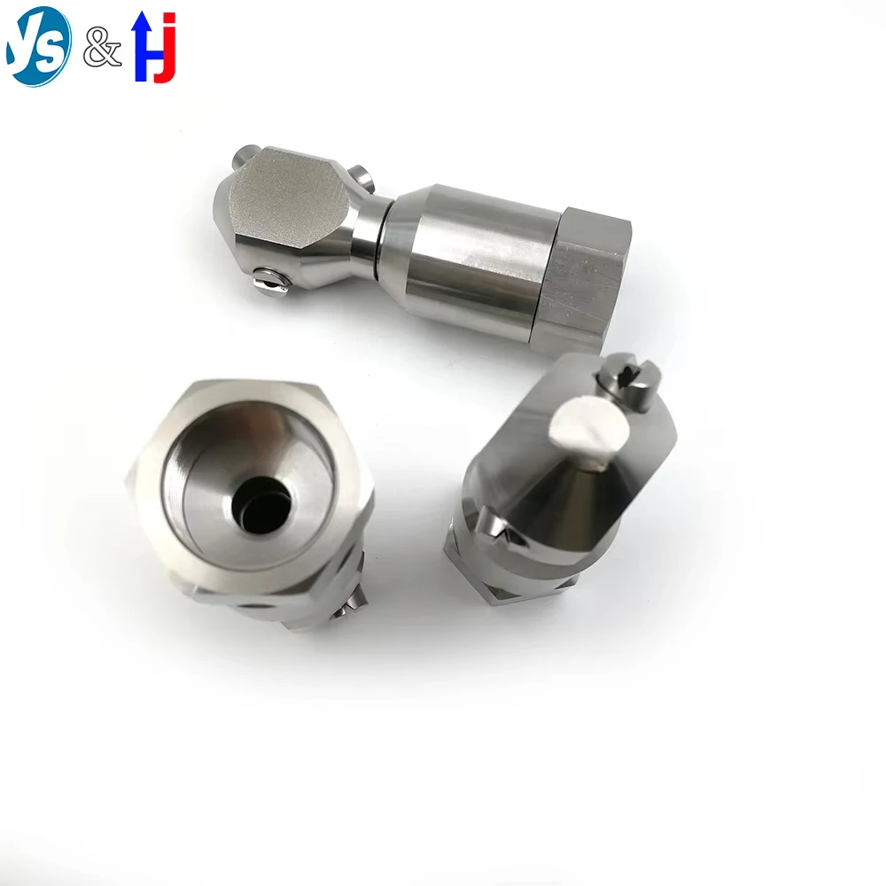 YS Hochwertige rotierende Reinigungsdüse vom Typ 18250, 360-Grad-Rotationssprühkopf-Waschdüse aus Edelstahl