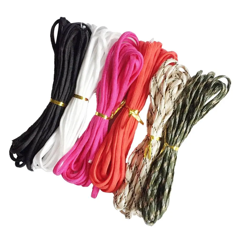 2-4pack 6 Pieces 550lb Paracord Parachute Cord for Outdoor 7 Strands 5 Meters #1