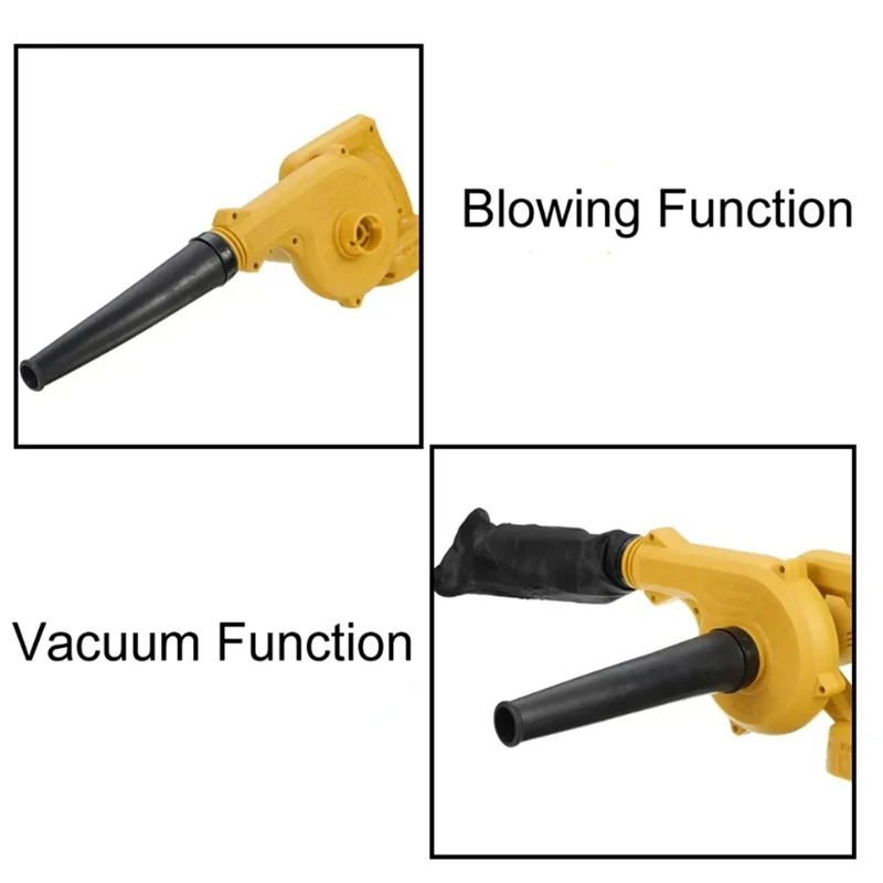 Suitable For Dewalt 18V 20V Battery Lithium Hair Dryer Wireless Computer Vacuum Cleaner Dust Collector Blower Easy Install ,B