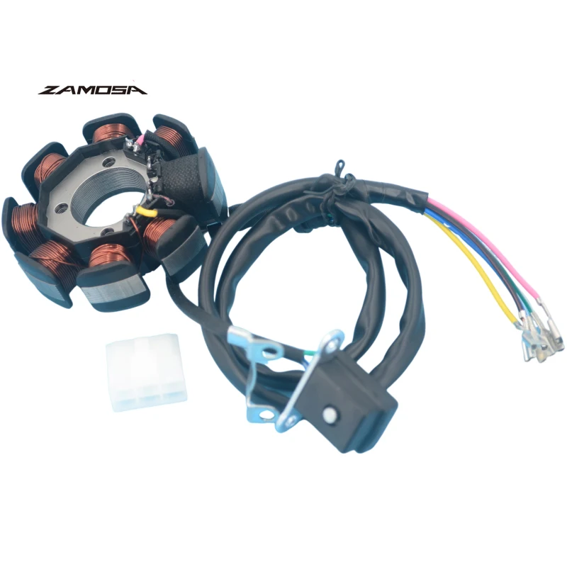 Estator Stator Coil FT125 FT150 CG125 CG150 FT 125 150 Magneto Stator Coil 8 COILS AC Stator Pecas De Moto Estator De Moto