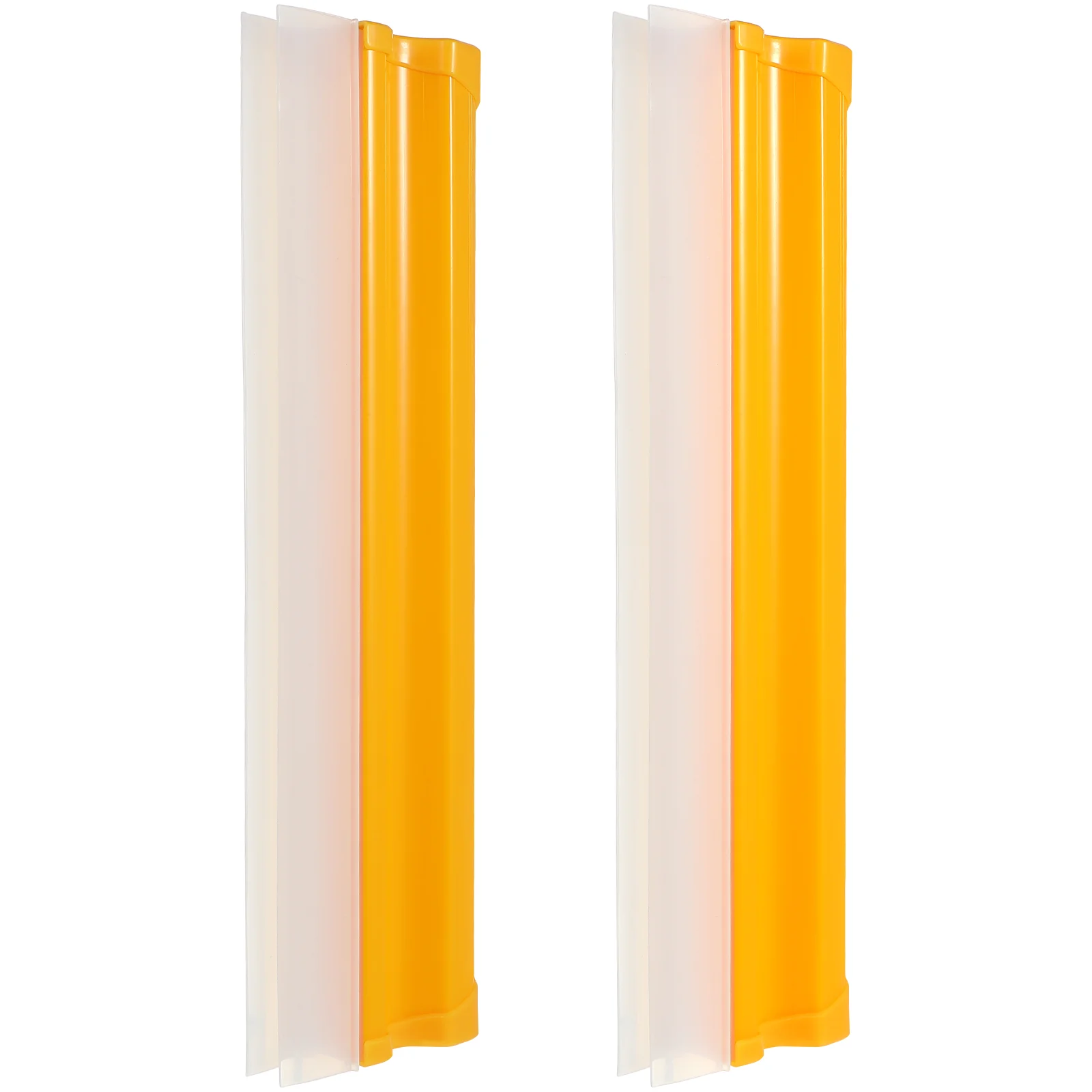

2 Pcs Silicone Car Wash Tools Kit Scraper Vacuum Glass Squeegee for Window Double Row