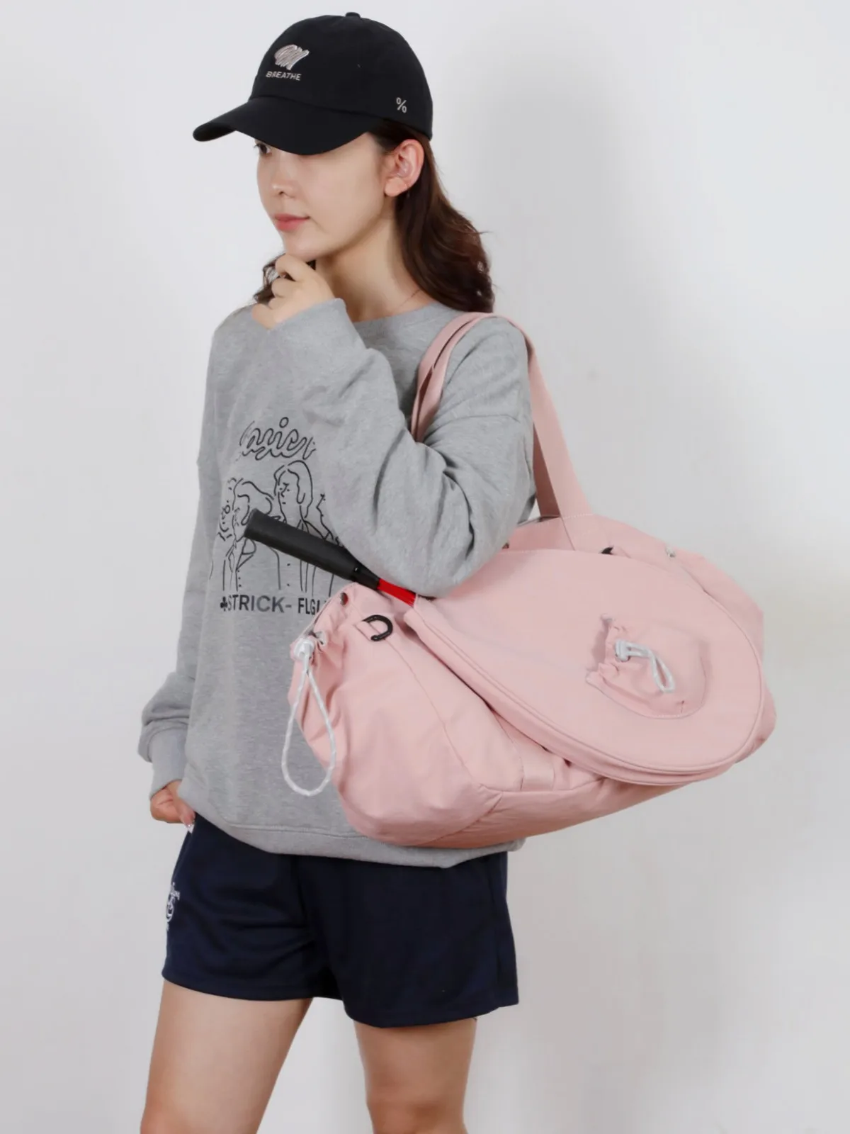 Women Tennis Racket Bag 2 in 1 Detachable Pickleball Bag Badminton Handbag Waterproof Large Capacity Single Shoulder Travel Bags