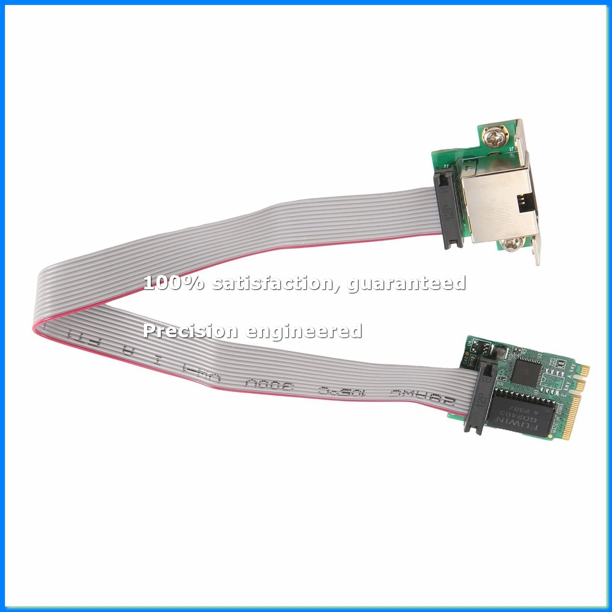 2PackX(M.2 A+E KEY 2.5G Ethernet LAN Card RTL8125B Industrial Control Network Card M.2 Gigabit Ethernet Network Card)
