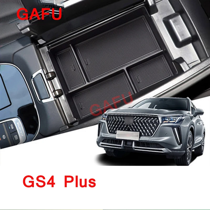 

For GAC Trumpchi GS4 2021-2022 Car Armrest Center Storage Box Organizer Case Stowing Container Tray Interior Accessories