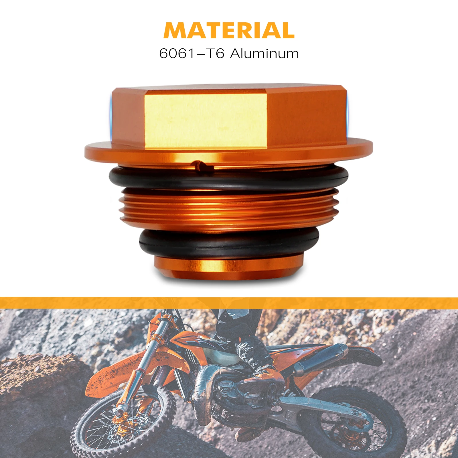 ل KTM EXC 300 2004-2023 غطاء خزان الفرامل الخلفية غطاء EXC-F 350 SX-F 450 SX XC XC-F XCW XCW-F ست أيام ل Husqvarna TE 300 #3