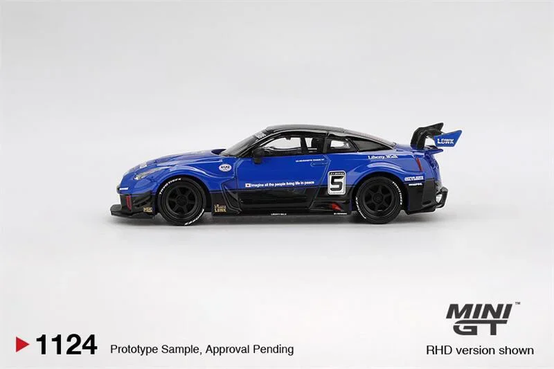 *사전 판매* 미니 GT 1:64 LB-실루엣 WORKS GT35 GT-RR Ver.2 다이캐스트 모델 자동차