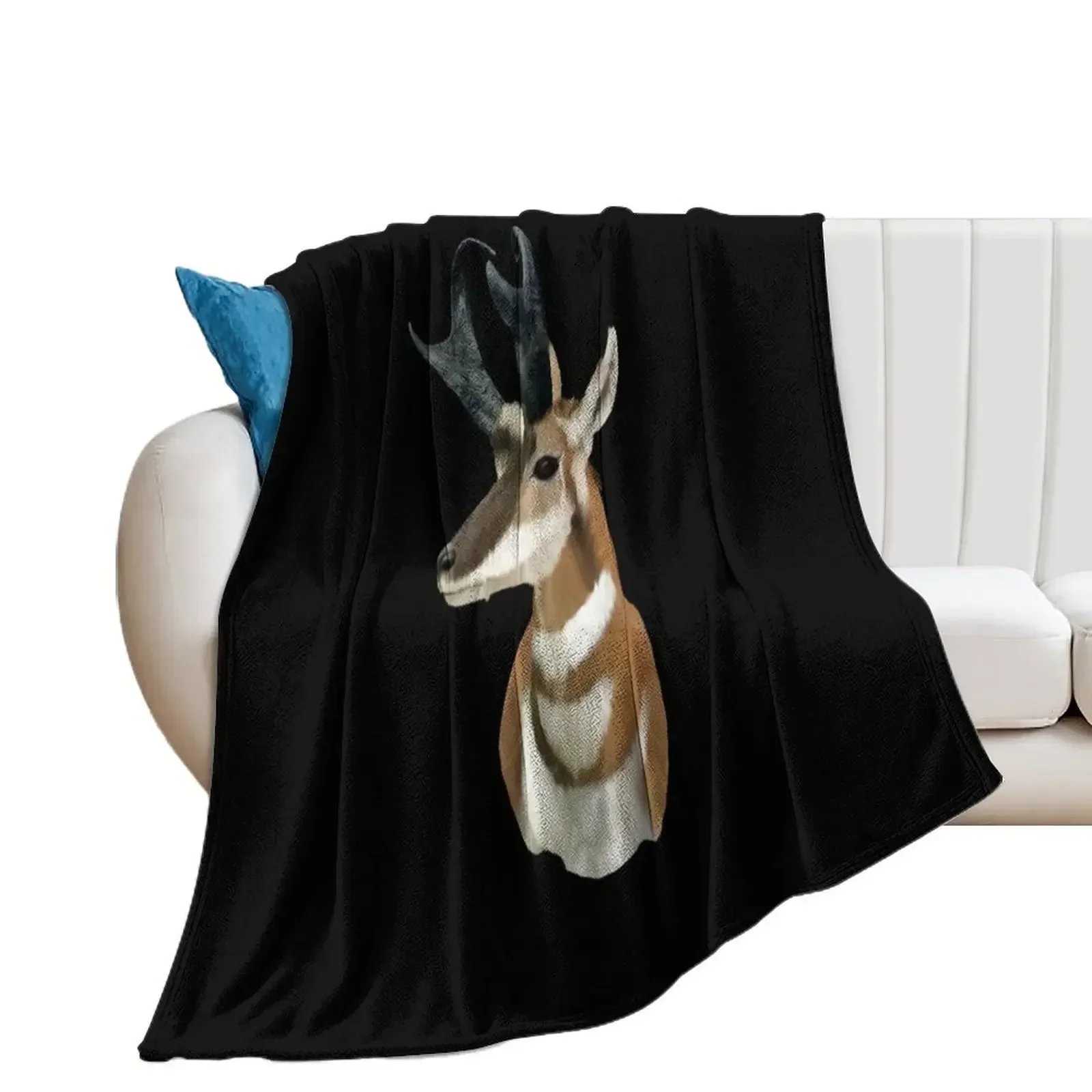 Pronghorn Antelope Throw Blanket manga wednesday christmas decoration Weighted Blankets