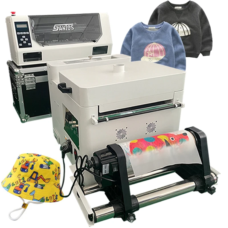 XP600/I1600 single print head a3 dtf t-shirt printer tutorial video full-automatic CMYK+W high resolution a3 dtf t-shirt printer