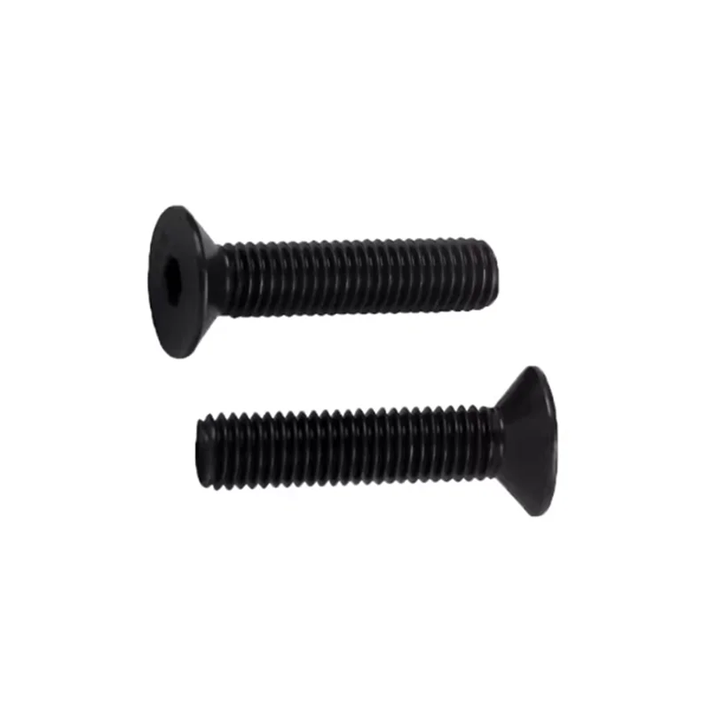 50pcs 20pcs 10pcs 5pcs Din7991 M2 M2.5 M3 M4 M5 M6 M8 10.9 Black Inox Hex Socket Flat Countersunk Head Cap Toy Screw