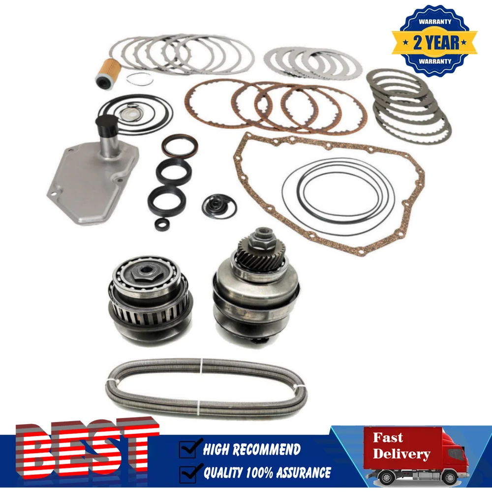 JF015E RE0F11A 901068  Transmission Master Rebuild Kit & Pulley Set W/ Belt For Nissan Chevrolet Suzuki Mitsubishi 2011-2015