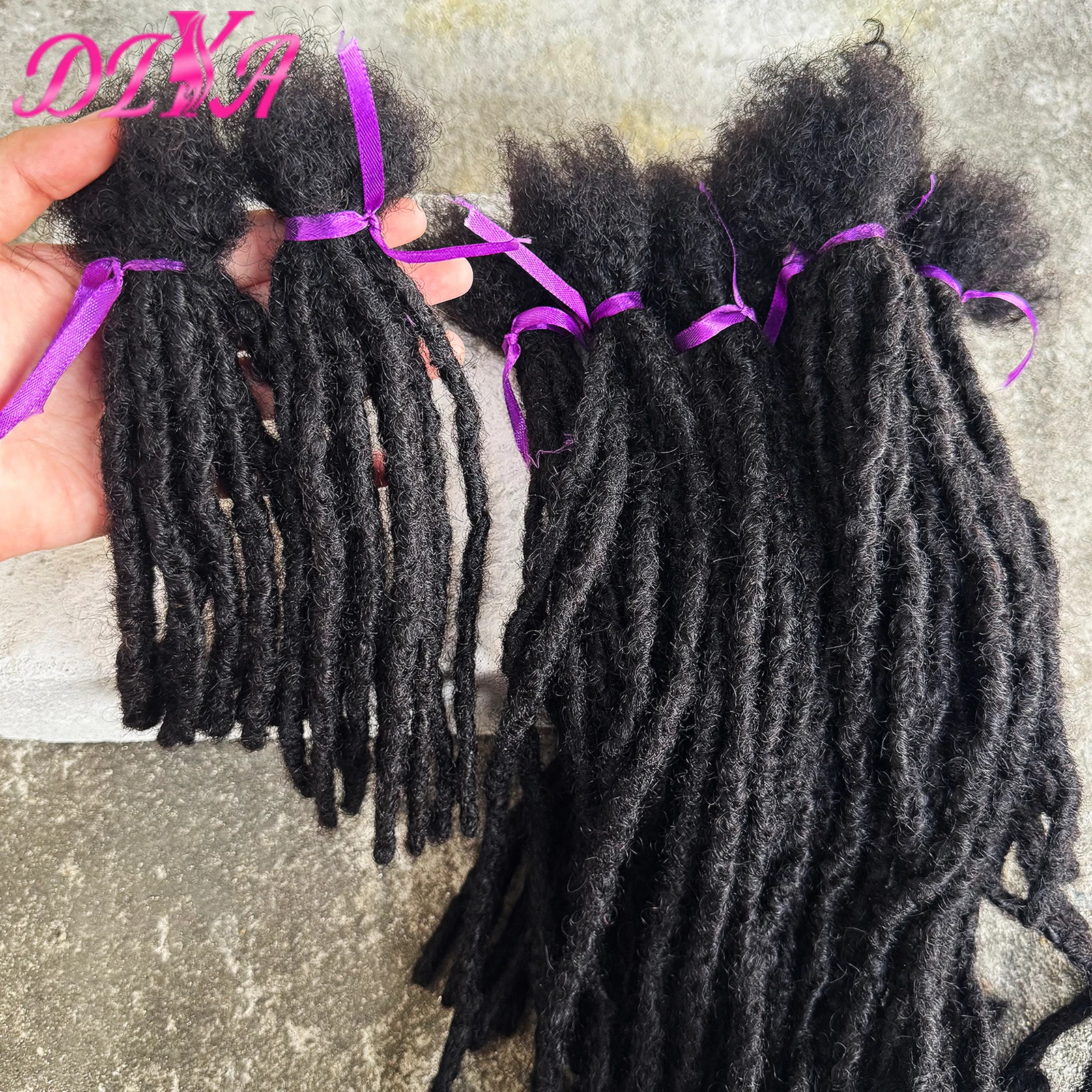 

Бразильские человеческие волосы шириной 0,6 см, дреды Loc Extensions, странные прямые вязанные крючком косы, наращивание волос Remy, 6-20 дюймов, оптовая продажа