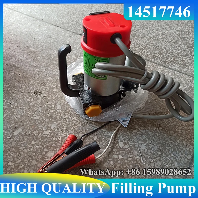 

12V EC360B EC240B EC210B Fuel Fill Pump 14539462 14517746 for Excavator Filling Pump