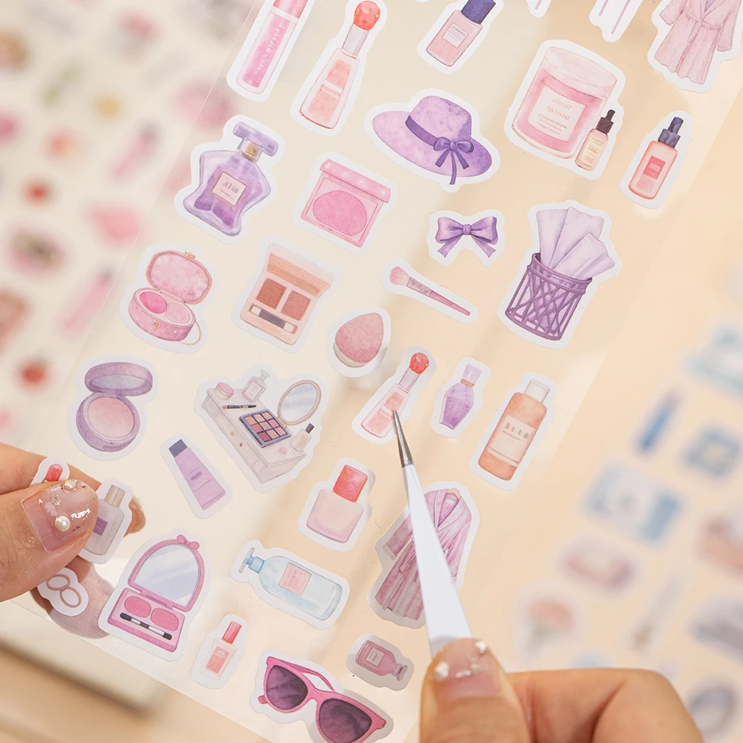 1 PC Happy Daily Series Kawaii Ins Versatile Daily Small Elements Flat Sticker DIY Diary Scrapbook Fun Decoration Sticker