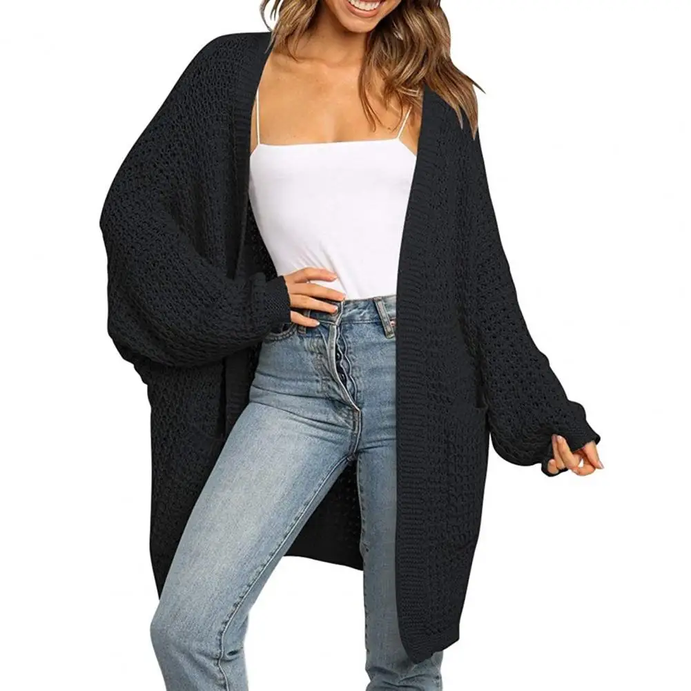 Autumn and Winter Jacket Women 2024 New Fashion Solid Color Loose Casual Wind Female Cardigan Shawl Long Sleeve Top Commute