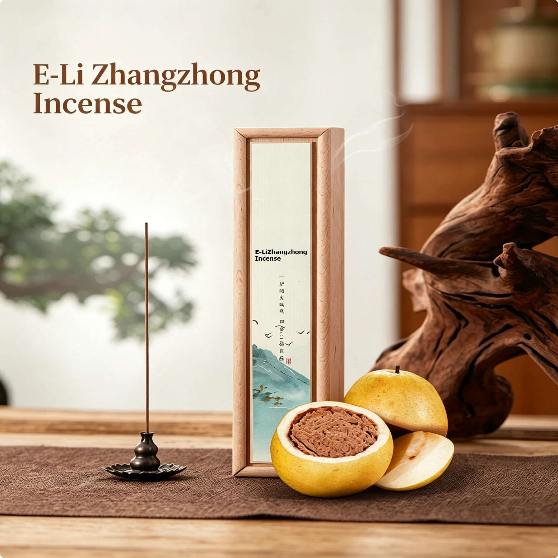 Agarwood Sandalwood Goose Pear Ambergris Incense Sticks Gift Set, Natural Mixed Incense for Home Indoor Aromatherapy Wholesale