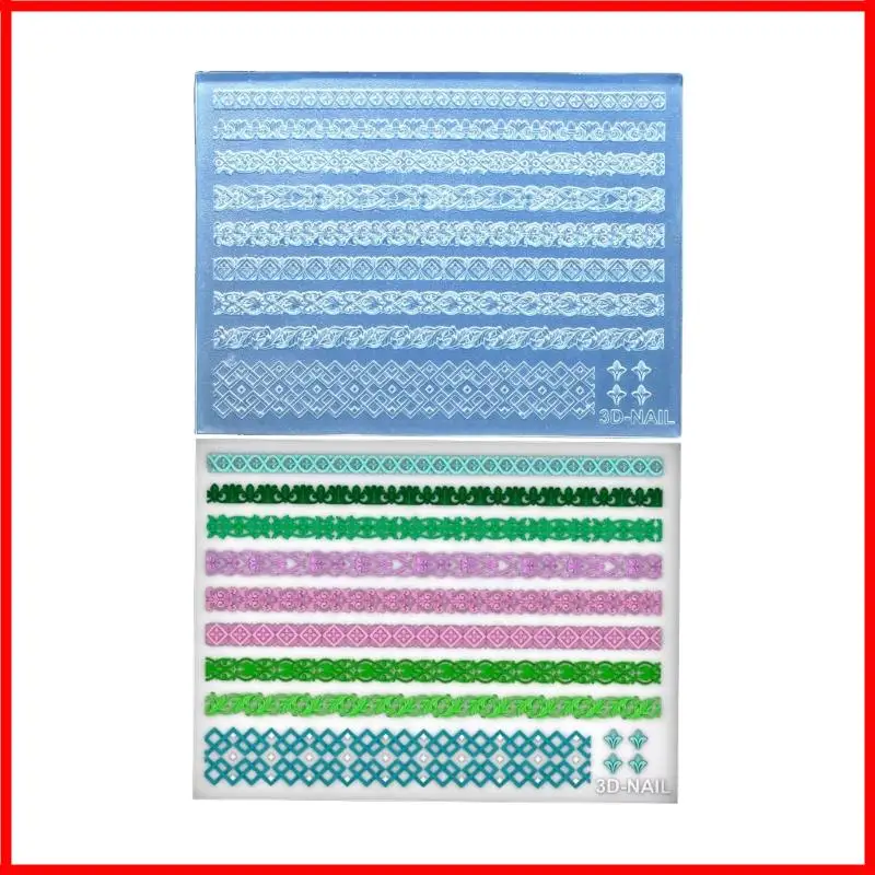 3XUA Embossed Patterns DIY Silicone Mold for Stunning 3D Art Patterns