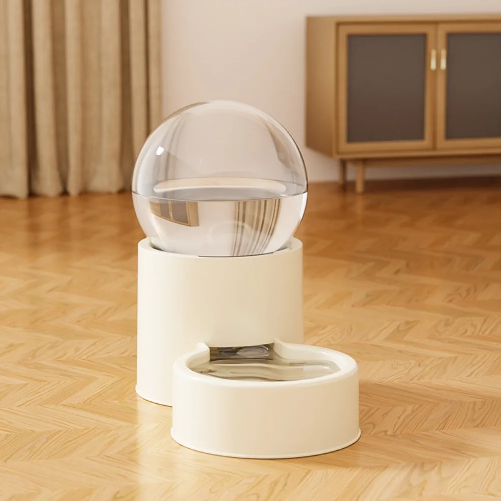 Large Capacity Automatic Pet Feeder Plastic Leakproof Pet Food Bowl Visual Window Detachable Cat Feeder Bowl Pet Supplies