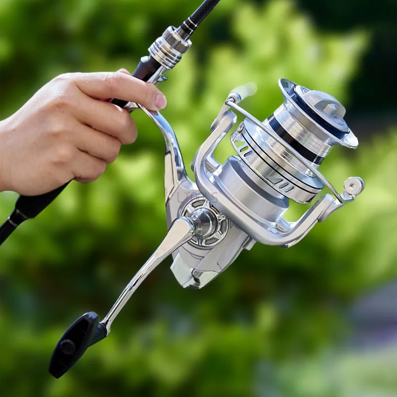 

High Quality YL 8000~10000 Series 4.8:1 Gear Ratio 20kg Max Drag CNC Metal Spool,Spinning Fishing Reel,For Freshwater Saltwater